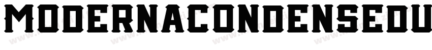 ModernaCondensedUnicaseW05 Lt Regul字体转换